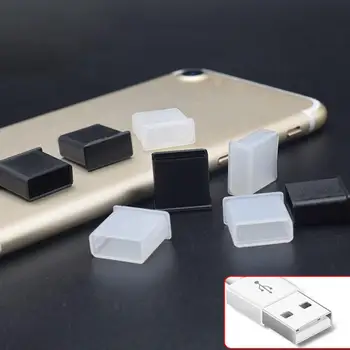 1/2 ШТ USB Mini U Диск Флэш-накопитель USB Заглушка для флэш-накопителя Крышка Защита от пыли Флэш-накопители PE USB-Защитный чехол для
