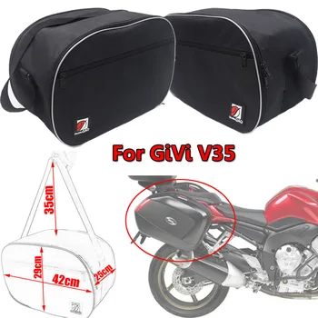 1 Пара Мотоциклетных сумок, Багажная сумка Для GIVI V35, сумка-вкладыш, Боковая коробка, Внутренняя сумка