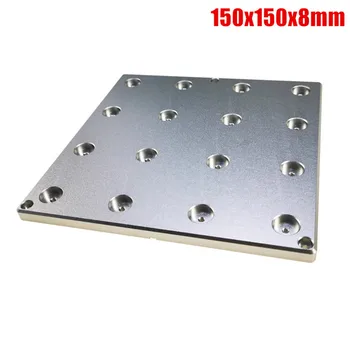 1 шт. алюминиевая пластина для горячей кровати Voron Tiny-M, 150x150x8 мм, магнитная сталь PEI -детали для 3D-принтера