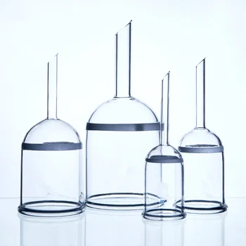 1 шт. Стеклянная Воронка Бюхнера объемом 60 мл, фильтр G1-G5 1 #-5 #, Химическая лабораторная посуда