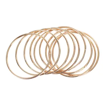 10 Упаковок 3-дюймовых золотых металлических колец-Ловцов снов, Обручи, кольцо Макраме для Ловцов снов и поделок