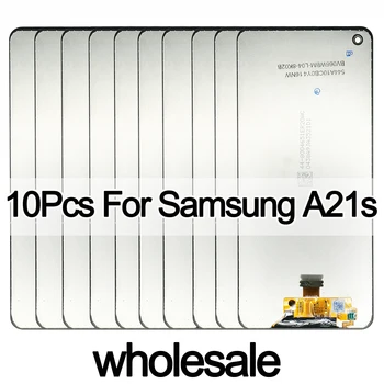 10 шт./лот Оригинальный ЖК-дисплей Для Samsung Galaxy A21s A217 A217F ЖК-дисплей с сенсорным экраном Дигитайзер Для Samsung A21s Замена Дисплея