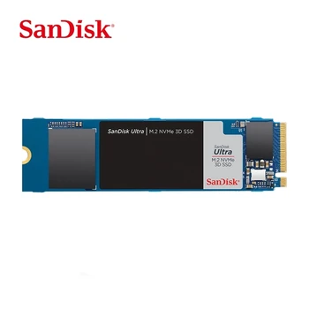100%Sandisk SSD M2 3D nvme 250GB 500GB M2 SSD 1TB 2TBpcle NVMe 2280 HDD Внутренние Твердотельные накопители Жесткий Диск для Настольных ноутбуков