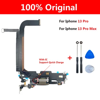 100% Оригинальный USB-порт для зарядки, гибкий для iPhone 13 Pro/Для iPhone 13 Pro Max, док-станция для зарядного устройства с инструментами для ремонта