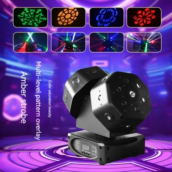 120 Вт Стробоскопический Лазер с Рисунком луча DJ Оборудование Rgbw DMX512 Сценические Движущиеся Головные Лазерные Фонари Для Вечеринок Горячая Распродажа
