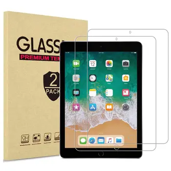 (2 упаковки) Закаленное стекло для Apple iPad Pro 9,7 Air 2013 2014 2017 2018 5-го 6-го поколения Защитная пленка для планшета