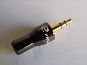 2 шт. Медный штекер 3,5 мм, позолоченный разъем для стереозвука, разъем для пайки