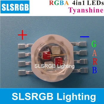 200 шт./ЛОТ, светодиодные лампы TYANSHINE TIANXIN, светодиодный чип RGBW, RGBA, 4В1, RGBWA, 5В1, RGBWA UV, 6в1, цветная светодиодная лампа для LED par moving head