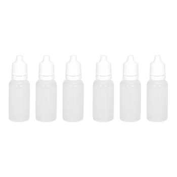 200ШТ 15 мл Пустых пластиковых Бутылок-капельниц для жидкости для глазных Капельниц Многоразового использования