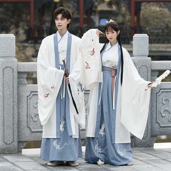 2022 китайский костюм ханьфу для мужчин и женщин с древней традиционной вышивкой, костюм для косплея, винтажный костюм ханьфу, одежда династии тан