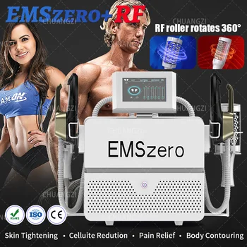 2023 EMSZERO 2 в 1 Роликовый Массаж Для Похудения 40K Компрессионный Микровибрационный Вакуумный 5D Аппарат для Похудения тела