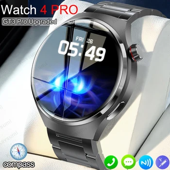 2023 GPS Смарт-Часы Женские Часы 4 NFC Smartwatch Мужские BT Вызов Водонепроницаемая Беспроводная Зарядка 1,53 дюймовый Экран Для Huawei GT4 Pro