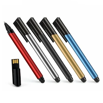 2023 Новое Бесплатное Пользовательское Имя ЛОГОТИП Металлическая ручка Для подписи Модель USB2.0 Флэш-накопитель 2 ГБ 4 ГБ 8 Гб 16 ГБ 32 ГБ 64 ГБ 128 ГБ Memory Stick