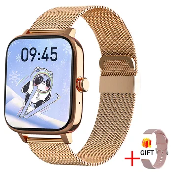 2023 Новые Умные часы Call Smart Watch с пользовательским циферблатом Smartwatch для Android IOS Водонепроницаемые Музыкальные часы Bluetooth с полным сенсорным браслетом