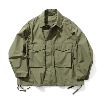 23SS БАЛКИ в японском стиле, множество карманов, Военная Ветрозащитная рабочая одежда Для мужчин, женская куртка, Свободное пальто