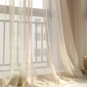 [270 см] Модные высококачественные занавески из белой тюлевой вуали 2015 года для гостиной