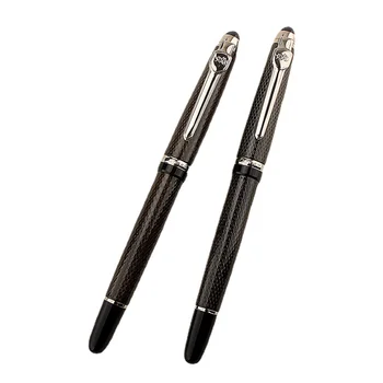 2шт Бренд JINHAO Металлическая авторучка 0,5 мм с иридиевым наконечником, офисные школьные канцелярские принадлежности, Подарочная Роскошная ручка для гостиничного бизнеса, Чернильная ручка для письма