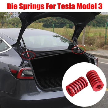 2шт Пружина для задней стойки багажника Амортизирующий гидравлический стержень для автомобильных аксессуаров Tesla Model 3