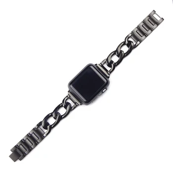 38 мм 42 мм Ремешок Wacth Band Для Apple Watch, браслет-цепочка из нержавеющей стали для iwatch серии 5 4 3 2 1 для мужчин и женщин