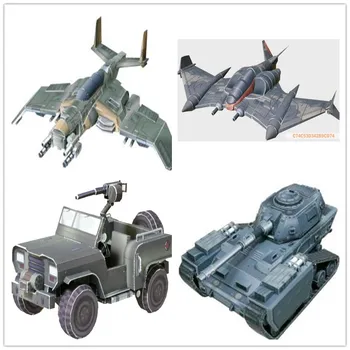 3D Бумажная модель Самолета, игра Warhawk Fighter, готовый Размер Около 20 см, бумажная игрушка ручной работы