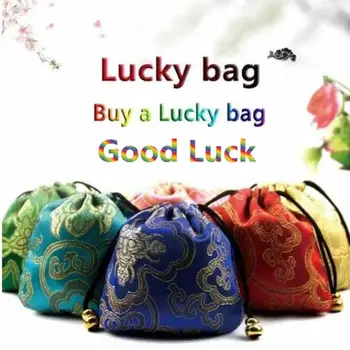 50% Горячих Продаж Яркий Цветной Китайский Хороший Счастливый мешок Благоприятный дизайн Облака Подарочный чехол для хранения