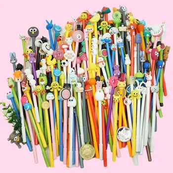 50шт Производитель Япония и Южная Корея креативная мультяшная ручка прекрасный черный нейтральный набор ручек канцелярские принадлежности набор ручек для студентов