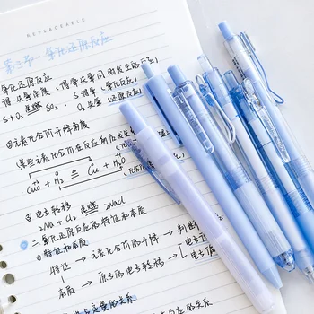 6 штук Kawaii Гелевая Ручка Цветной Маркер Набор Школьных Ручек Для Письма Ins Корейский Японский Kawaii Школьные Канцелярские Принадлежности