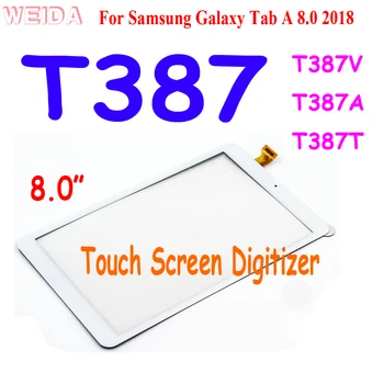 8,0 ”Сенсорный экран Для Samsung Galaxy Tab A 8,0 2018 T387 SM-T387V T387A T387T Замена стеклянной Панели с Цифровым Преобразователем сенсорного экрана