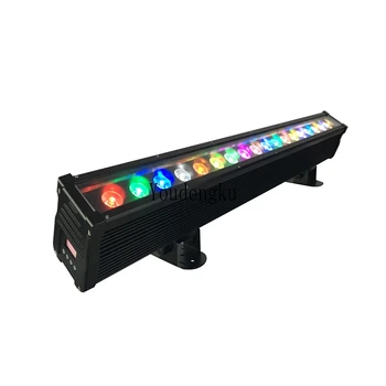 8 штук наружных светильников для мероприятий 18 штук 10 Вт RGBW 4 дюйма 1 светодиодная водонепроницаемая панель, светодиодная настенная шайба ip65