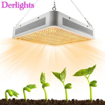 800 Вт 800LED, лампы для выращивания растений полного спектра, AC85 ~ 265 В, светодиодная лампа для растений, для выращивания овощей в теплице и цветении