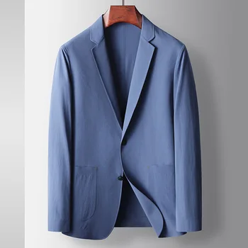 8947-T-Мужской повседневный костюм на заказ, мужской летний модный простой костюм на заказ с короткими рукавами