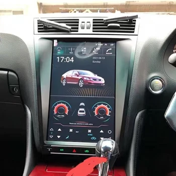 8G + 256GB Android 13 Для Lexus GS GS300 GS450 2005-2011 Tesla Стиль Вертикальный Экран Автомобиля Радио GPS Навигация 2 Din Wifi 4G