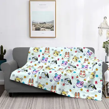 Acnh Одеяло с рисунком персонажа Animal Crossing Horizons Плюшевое Теплое супер Мягкое Фланелевое одеяло для постельных принадлежностей
