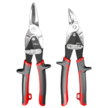 AIRAJ Авиационные ножницы для резки олова, листового металла, ножницы для резки разнонаправленных Ножниц, Промышленный профессиональный ручной инструмент