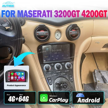 Android Для Maserati 3200 GT 4200GT Автомобильный радиоприемник мультимедиа Стерео Аудио DVD-плеер GPS Навигация Carplay WIFI Головное устройство