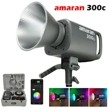 Aputure amaran 150C 300C RGB Video Light 2500 K-7500 K Фотографические светильники с креплением Bowens для Видеозаписи и съемки на открытом воздухе