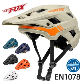 BATFOX Новый Шлем для велоспорта MTB, Шлем Для Катания по Пересеченной Местности, Интегрированный Сверхлегкий Защитный Шлем Для Верховой Езды