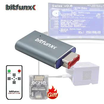 Bitfunx HDMI-совместимый Адаптер для удвоения линий, Цифровой Адаптер для HDMI GC2HDMI для Nintendo Gamecube NGC