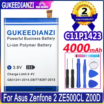 C11P1423 4000 мАч Батарея Для ASUS ZenFone 2 ZE500CL Z00D Bateria Высококачественная Сменная Аккумуляторная Батарея мобильного телефона 