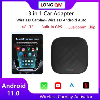 CarlinKit CarPlay Ai Box Android 11 Беспроводной Android Auto Mini USB Smart Adapter Box Для Audi Honda VW Toyota Nissan Kia
