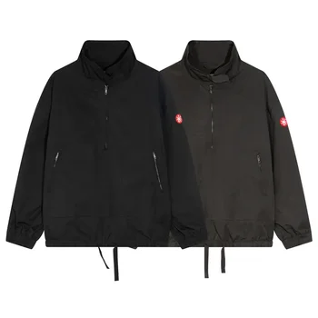 CAVEMPT CE 22AW, Тренерская Куртка на молнии с Воротником-стойкой, Свободное Пальто в стиле Харадзюку Без Шляпы Для Мужчин И Женщин