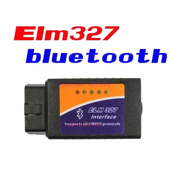 DHL/FedEx 50 шт. ELM327 v2.1 V1.5 Bluetooth с чипом PIC18F25K80 для Android IOS диагностический инструмент Bluetooth v1.5 OBD2 сканер