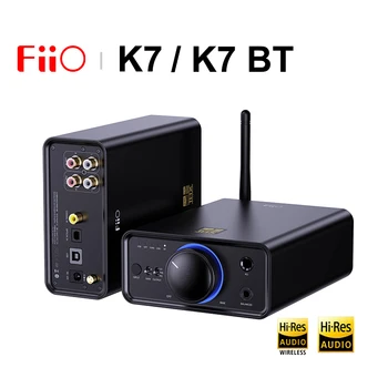 FiiO K7/K7 BT Сбалансированный Hi-Fi Настольный ЦАП Усилитель для наушников AK4493S * 2 XMOS XU208 PCM384kHz DSD256 USB/Оптический/Коаксиальный/RCA вход