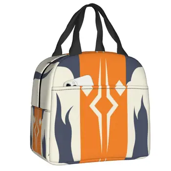 Fulcrum Ahsoka Tano Изолированная сумка для ланча для женщин, Водонепроницаемый термоохладитель, Ланч-бокс, Пляжные сумки для кемпинга, путешествия, Пикника, сумки для еды