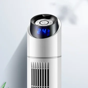 FZ-T408 Домашний башенный вентилятор с дистанционным управлением по времени напольный вентилятор с качающейся головкой бесшумный настольный вертикальный вентилятор без листьев с дистанционным управлением 220V