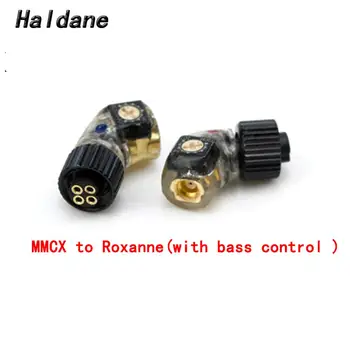 Haldane JH AUIDO LAYLA JH24 (4-контактный) Roxanne 24 Iriver AK R03 AKR02 UM в MMCX/0,78 мм Женский конвертер-адаптер (с регулятором низких частот)