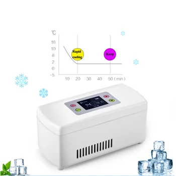 HC-P004 Mini 0,3 л 2-8 градусов Цельсия охладитель инсулина с батарейным питанием/холодильник для инсулина