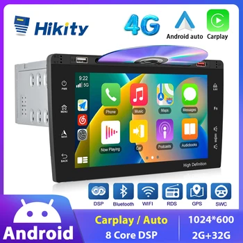 Hikity 2 Din WIFI 4G Автомобильный стерео радио 8 