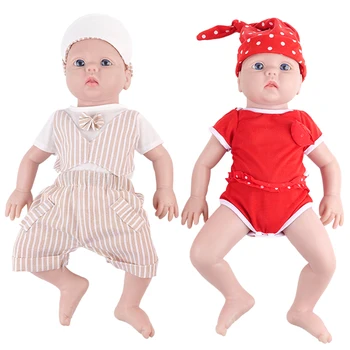 IVITA WG1581 19,29 дюйма 3,48 кг 100% Силиконовая Кукла-Реборн для Всего Тела, Реалистичные Детские Игрушки с Одеждой для Детей, Рождественские Куклы
