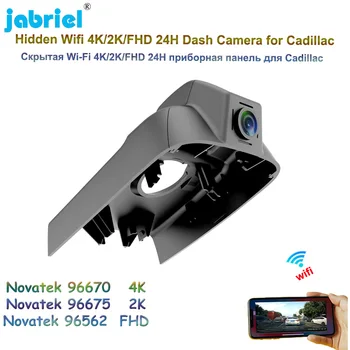 Jabriel Выделенный 2K 4K 2160P WIFI Автомобильный Видеорегистратор Для Вождения Видеорегистратор 24-часовой Мониторинг Парковки Для Cadillac CT6 2015 2016 Dashcam